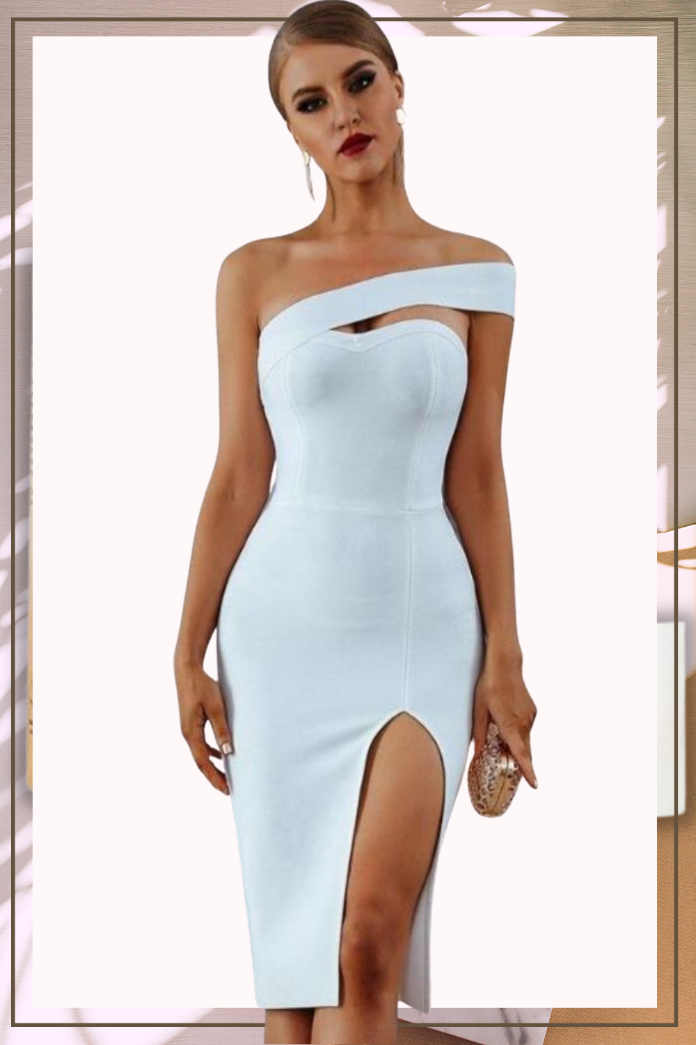 Delicate Diva High Slit Off Shoulder Bodycon - Frederika’s favorites 🦊