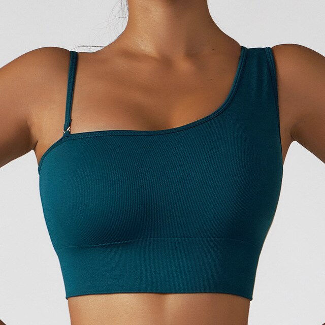 Summer Sexy Oblique Shoulder Yoga Clothes Tops - Frederika’s favorites 🦊