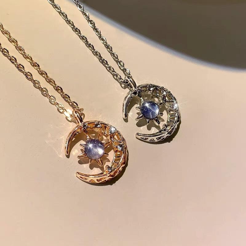 Explosive Style Star And Moon Necklace Female Trend - Frederika’s favorites 🦊