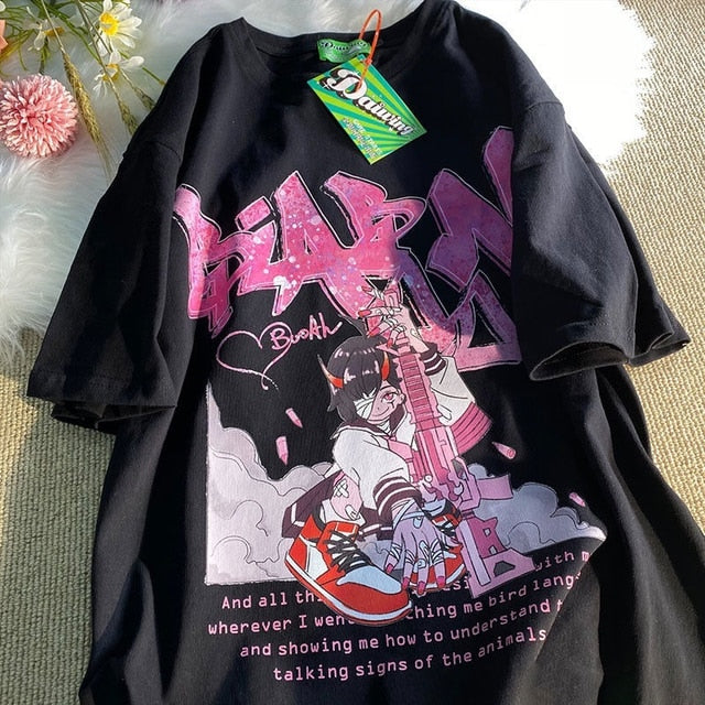 Japan JK Girl Anime Graphic T Shirts - Frederika’s favorites 🦊