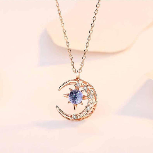Explosive Style Star And Moon Necklace Female Trend - Frederika’s favorites 🦊