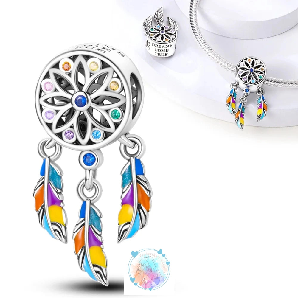 Disney Charm Bracelet with Stitch, Minnie Mouse, and Winnie Charms - 925 Sterling Silver Dangle Beads for Pendant Jewelry