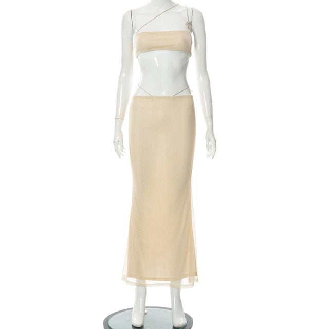 Summer Beach Mesh Two Piece Dresses Set - Frederika’s favorites 🦊