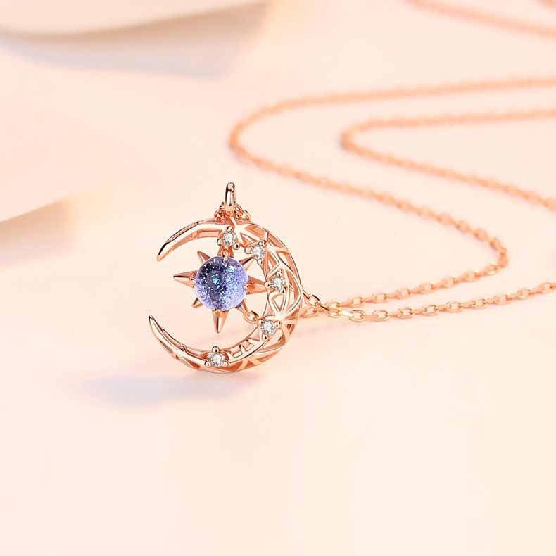 Explosive Style Star And Moon Necklace Female Trend - Frederika’s favorites 🦊