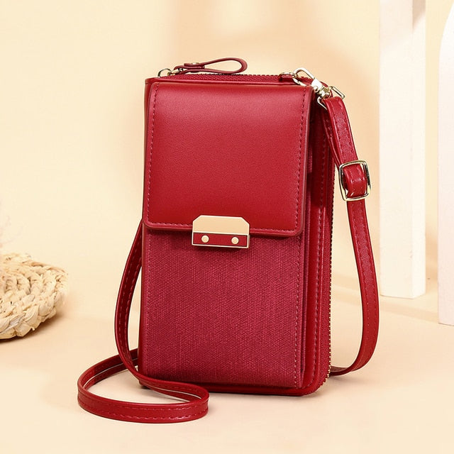 PU Leather Ladies Wallet Crossbody Bag - Frederika’s favorites 🦊