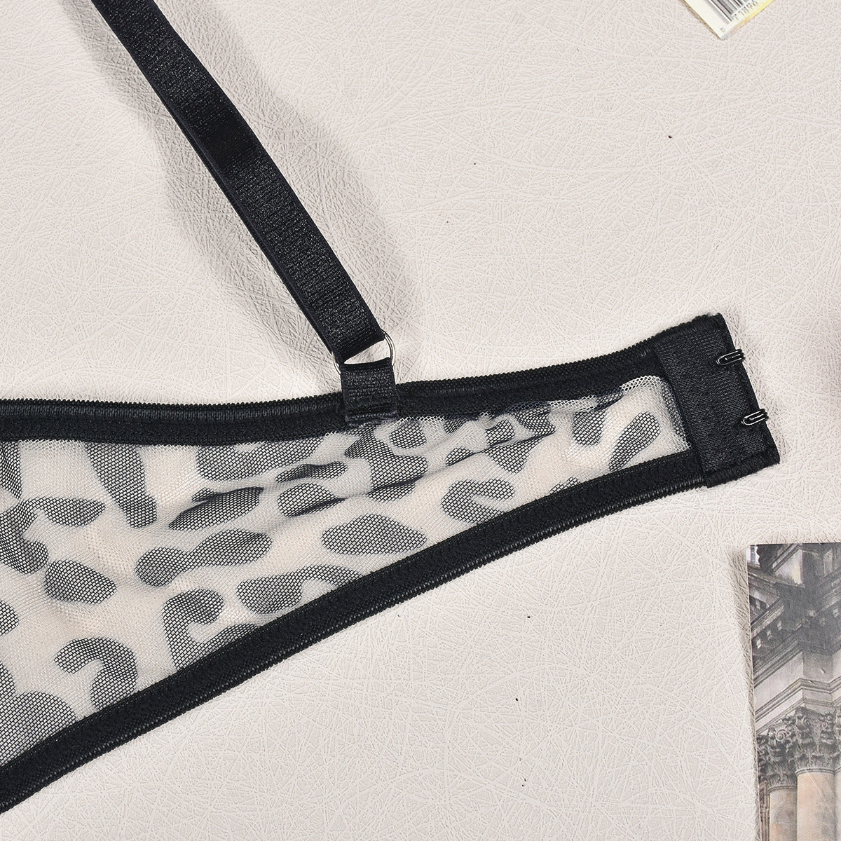 Women's Fashion Deep V Comfortable Leopard Print Underwear Suit With Leg Neck Ring - Frederika’s favorites 🦊
