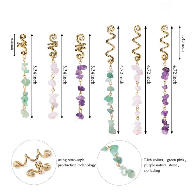 Stone Hair Jewelry - Frederika’s favorites 🦊