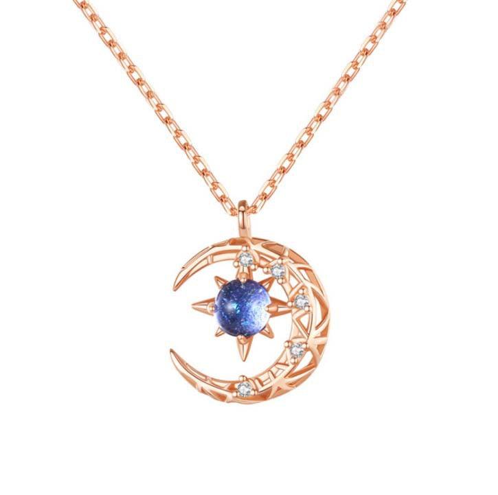 Explosive Style Star And Moon Necklace Female Trend - Frederika’s favorites 🦊