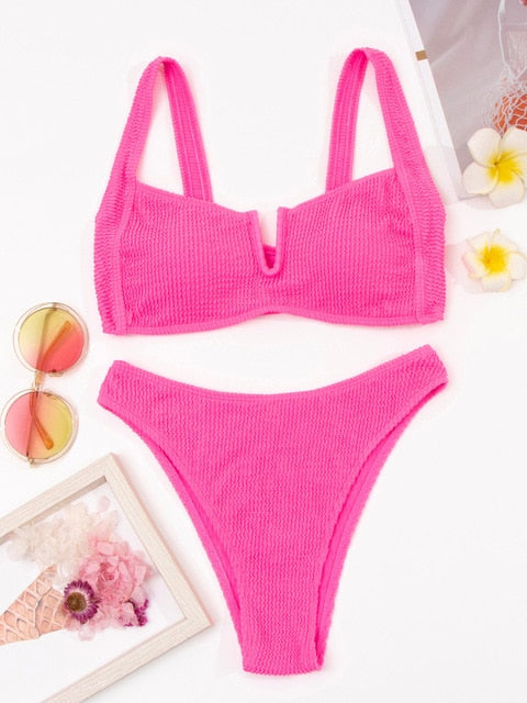 Deep-V Sexy Push Up Swimwear - Frederika’s favorites 🦊