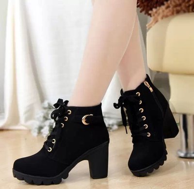 Autumn Winter Thick Heeled Woman Boots - Frederika’s favorites 🦊