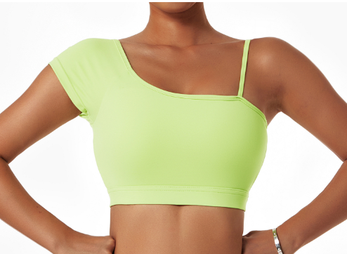 Summer Sexy Oblique Shoulder Yoga Clothes Tops - Frederika’s favorites 🦊