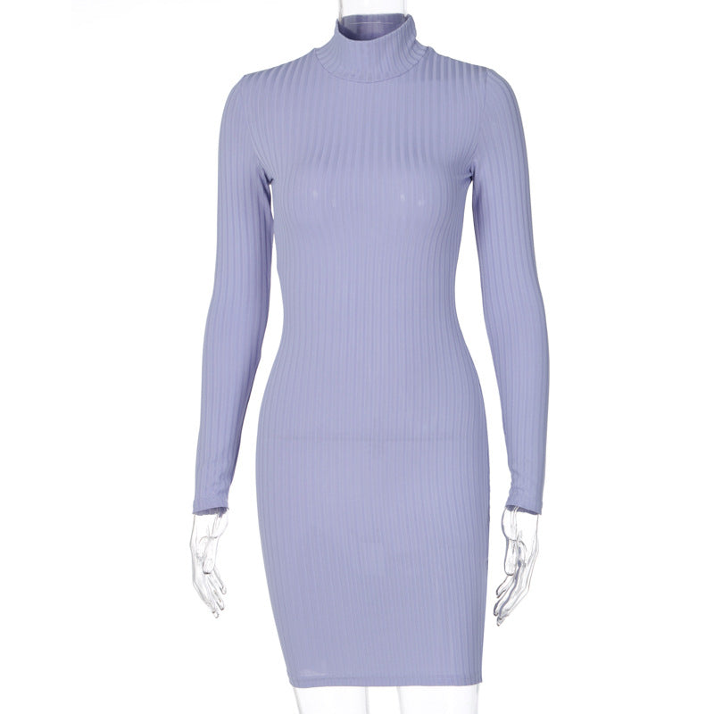 Victoria Ribbed Turtleneck Mini Dress - Frederika’s favorites 🦊