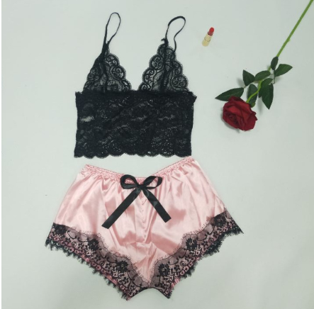 Lace Satin Sleepwear Set - Frederika’s favorites 🦊