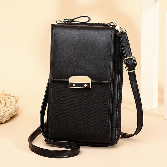 PU Leather Ladies Wallet Crossbody Bag - Frederika’s favorites 🦊
