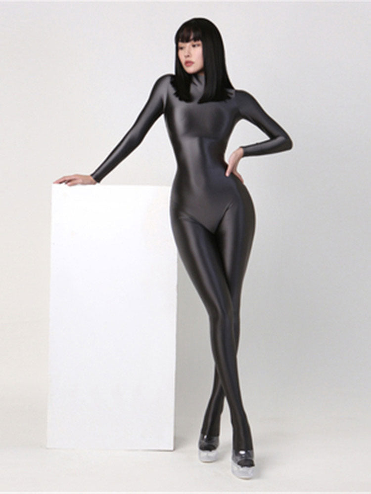 Glossy Elastic One-Piece Jumpsuit - Frederika’s favorites 🦊