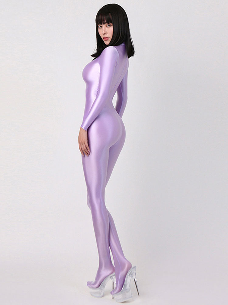 Glossy Elastic One-Piece Jumpsuit - Frederika’s favorites 🦊