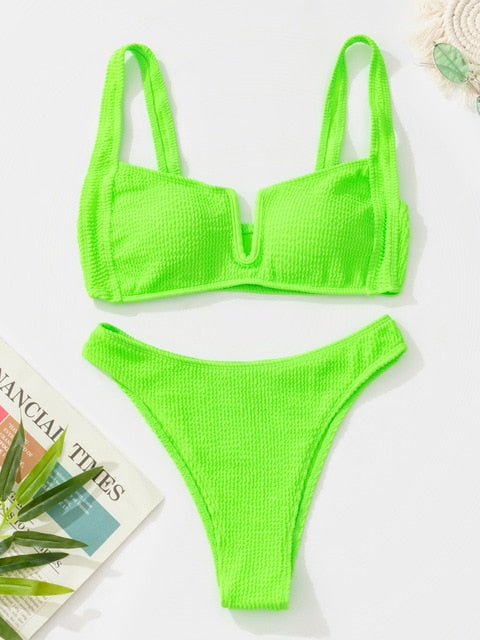 Deep-V Sexy Push Up Swimwear - Frederika’s favorites 🦊
