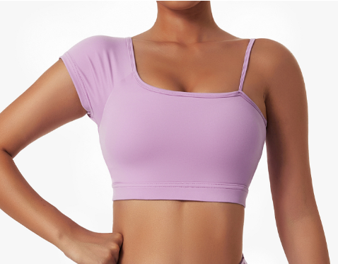 Summer Sexy Oblique Shoulder Yoga Clothes Tops - Frederika’s favorites 🦊