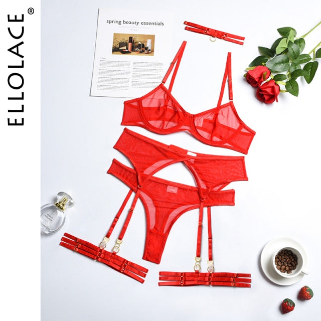 4 Pieces Sexy Erotic Lingerie - Frederika’s favorites 🦊