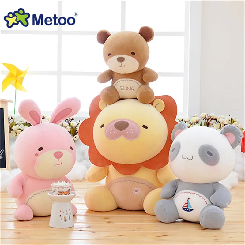 Lovely Metoo Rabbit Plush Toy Stuffed Animal Doll Panda Bear Lion cartoon plush Doll For Kids Gift - Frederika’s favorites 🦊