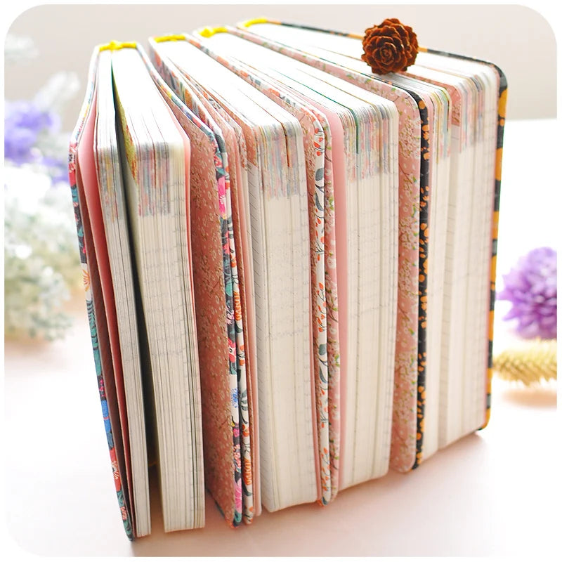 New Arrival Cute PU Leather Floral Flower Schedule Book Diary Weekly Planner Notebook School Office Supplies Kawaii Stationery - Frederika’s favorites 🦊