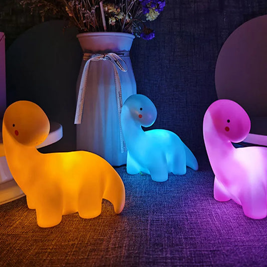 Christmas Toys Gifts Creative Carton Bear Dinosaur Unicorn Lamp Baby Child Bedroom Sleeping Night Lamp for Birthday New Year - Frederika’s favorites 🦊