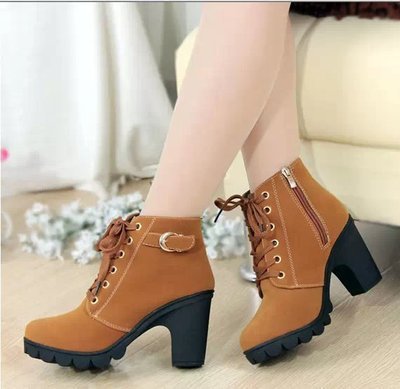Autumn Winter Thick Heeled Woman Boots - Frederika’s favorites 🦊