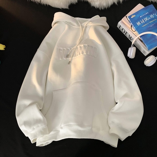 Winter Letter Women Thicken Hoodies - Frederika’s favorites 🦊