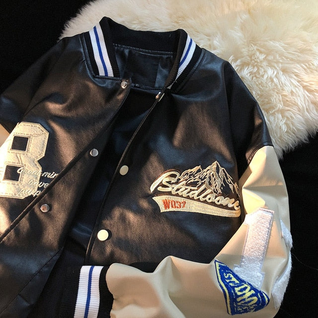 American Retro Letter Embroidered Jackets - Frederika’s favorites 🦊