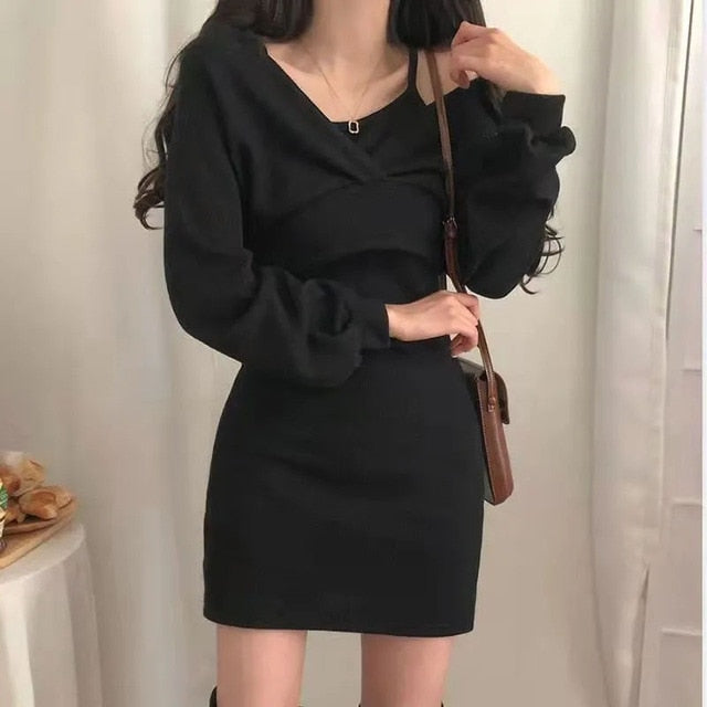 French Elegant Suit Suspender Dress - Frederika’s favorites 🦊