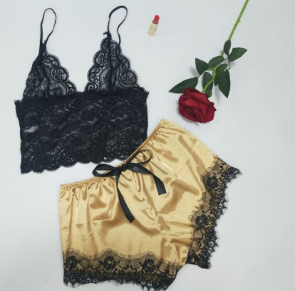 Lace Satin Sleepwear Set - Frederika’s favorites 🦊