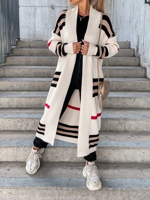 Women Stripe Sweater Casual Wear - Frederika’s favorites 🦊