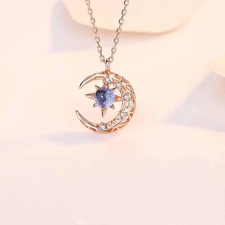 Explosive Style Star And Moon Necklace Female Trend - Frederika’s favorites 🦊