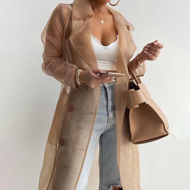 Women Fashion See Through Outdoor Tops - Frederika’s favorites 🦊