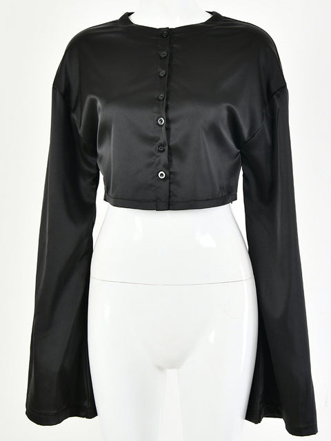 Casual Satin Two Piece Dress Set - Frederika’s favorites 🦊
