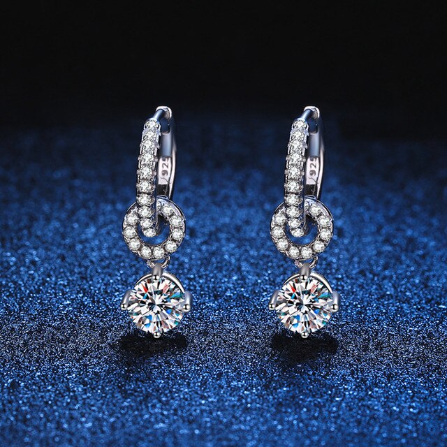 Genuine Moissanite Drop Earrings - Frederika’s favorites 🦊