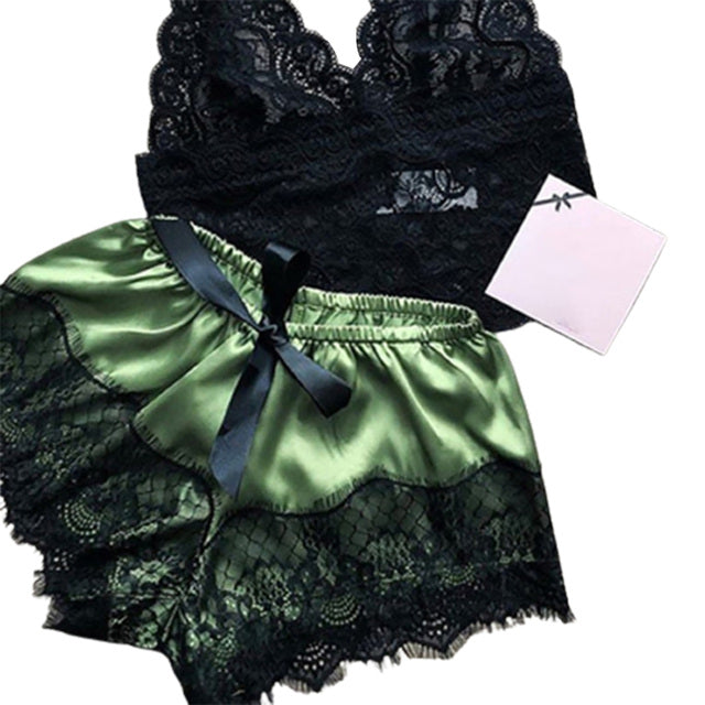 Lace Satin Sleepwear Set - Frederika’s favorites 🦊