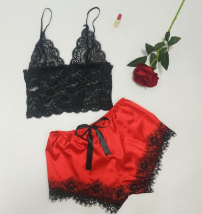 Lace Satin Sleepwear Set - Frederika’s favorites 🦊
