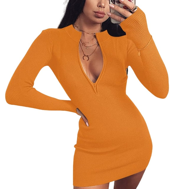 Stretch Bodycon Pencil Party Mini Dress - Frederika’s favorites 🦊