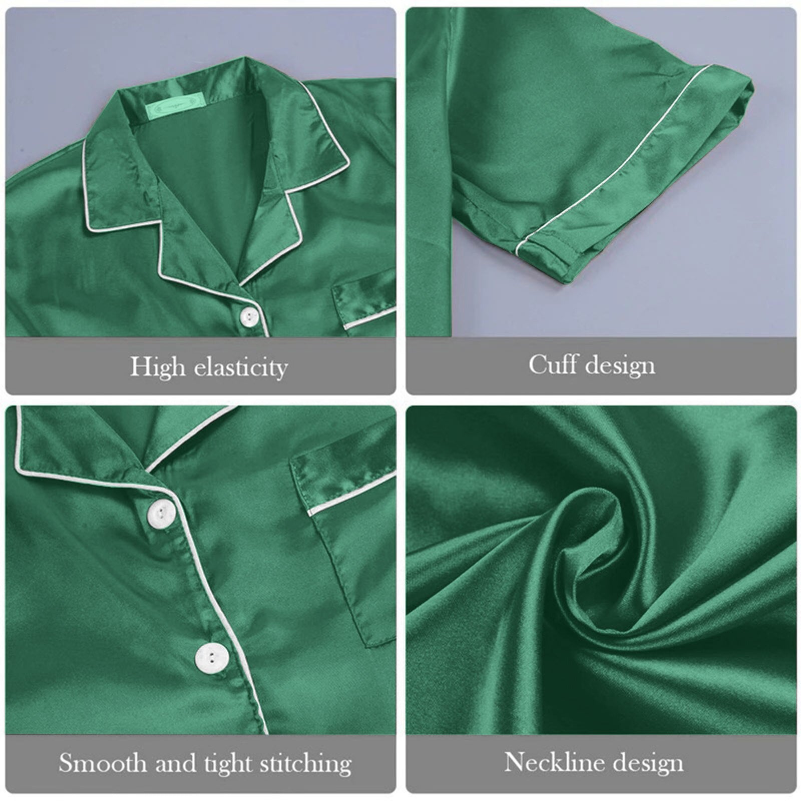Silk Short Sleeve and Pajamas for Women - Frederika’s favorites 🦊