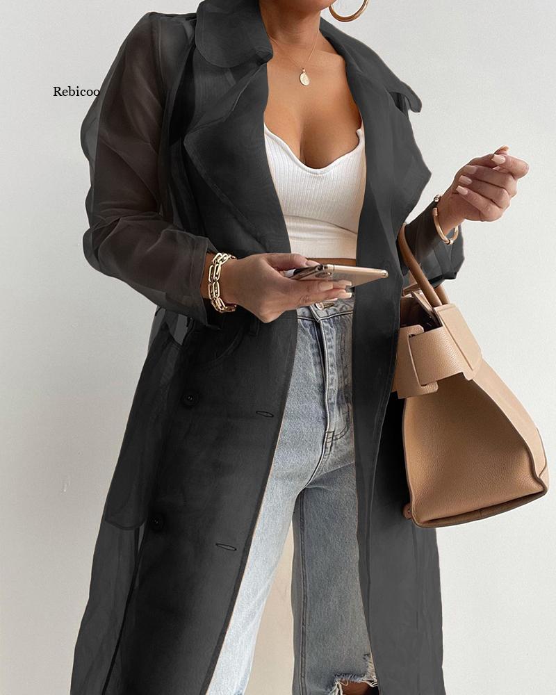 Women Fashion See Through Outdoor Tops - Frederika’s favorites 🦊
