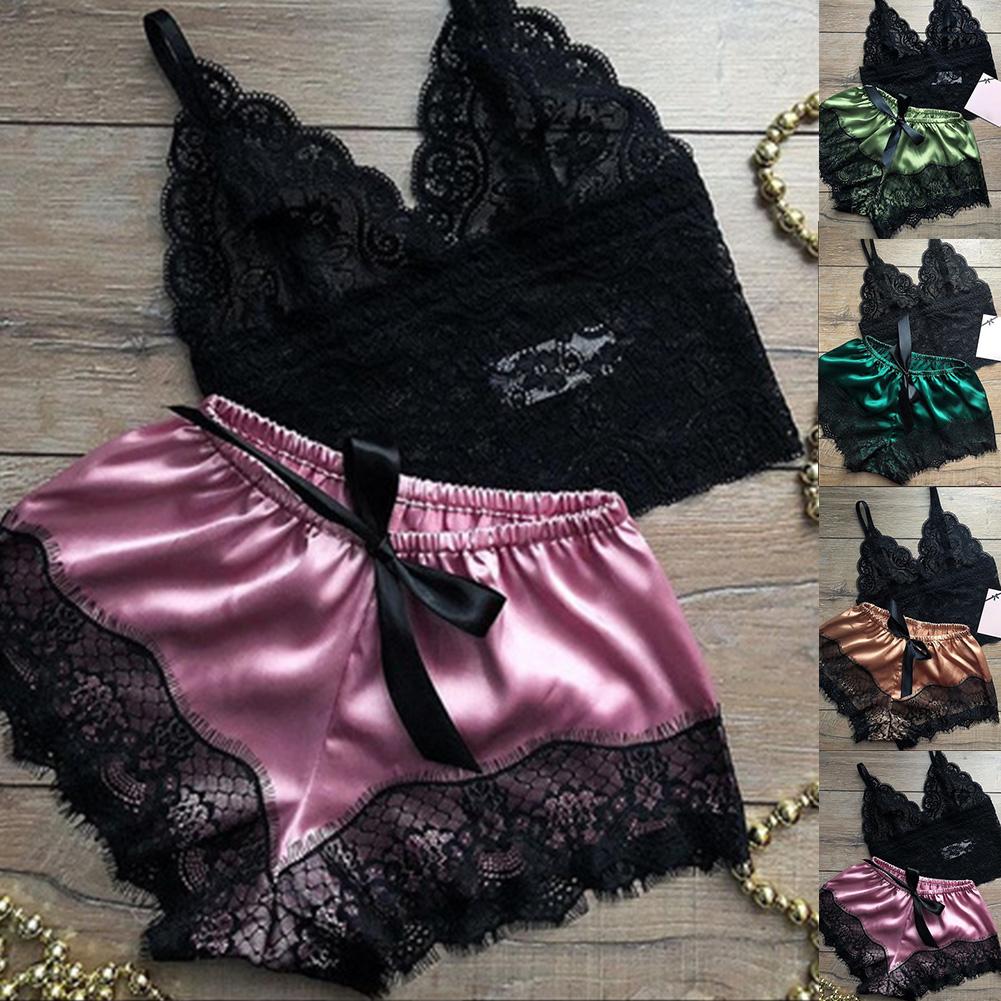 Lace Satin Sleepwear Set - Frederika’s favorites 🦊