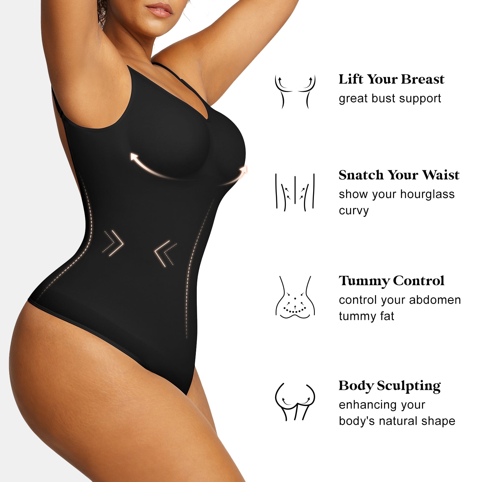 Low Back Seamless Push Up Thigh Slimmer - Frederika’s favorites 🦊