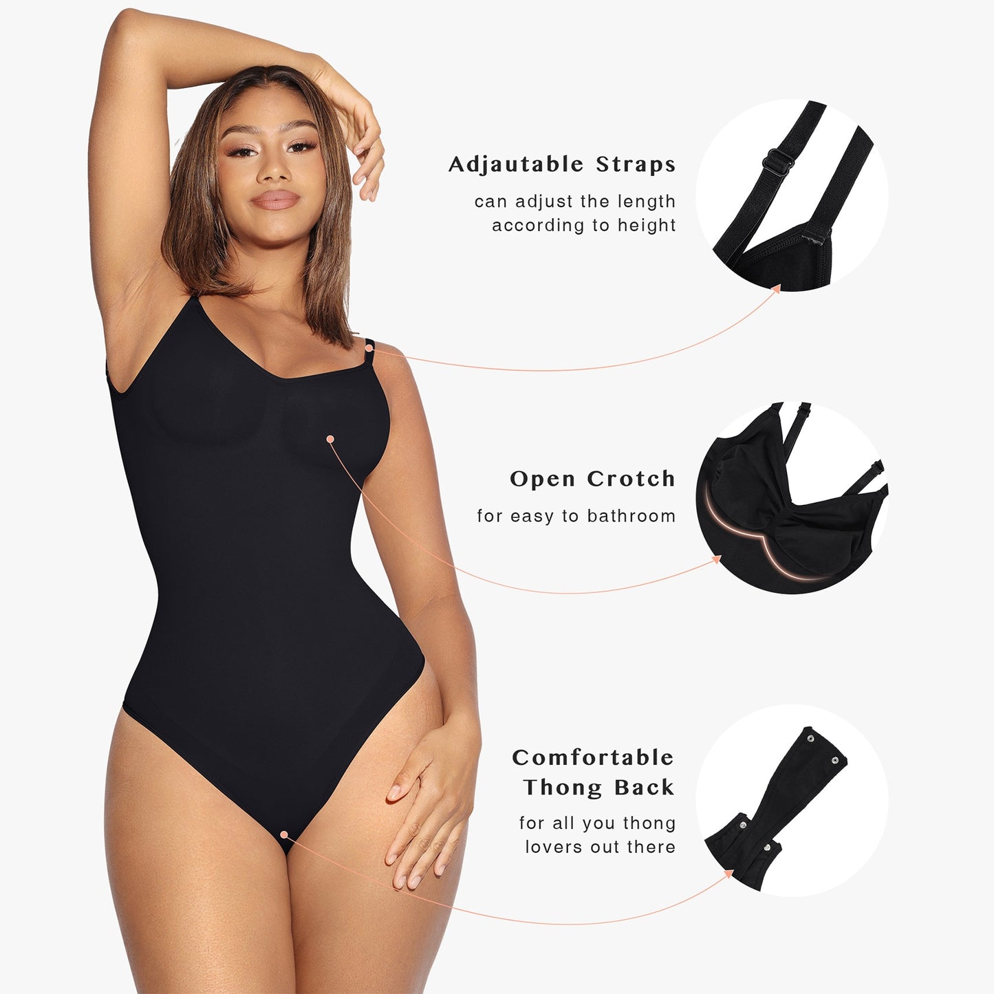Low Back Seamless Push Up Thigh Slimmer - Frederika’s favorites 🦊