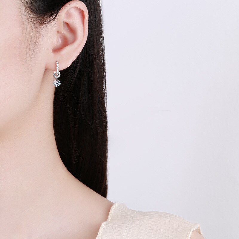 Genuine Moissanite Drop Earrings - Frederika’s favorites 🦊