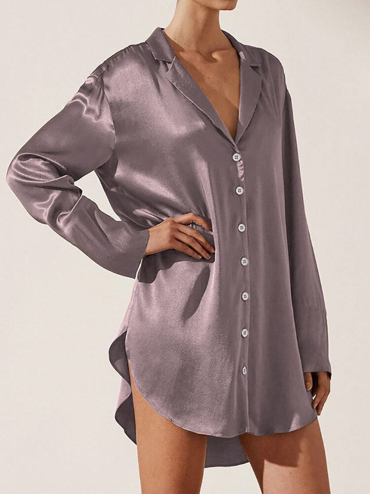 Linad Satin Night Dress - Frederika’s favorites 🦊
