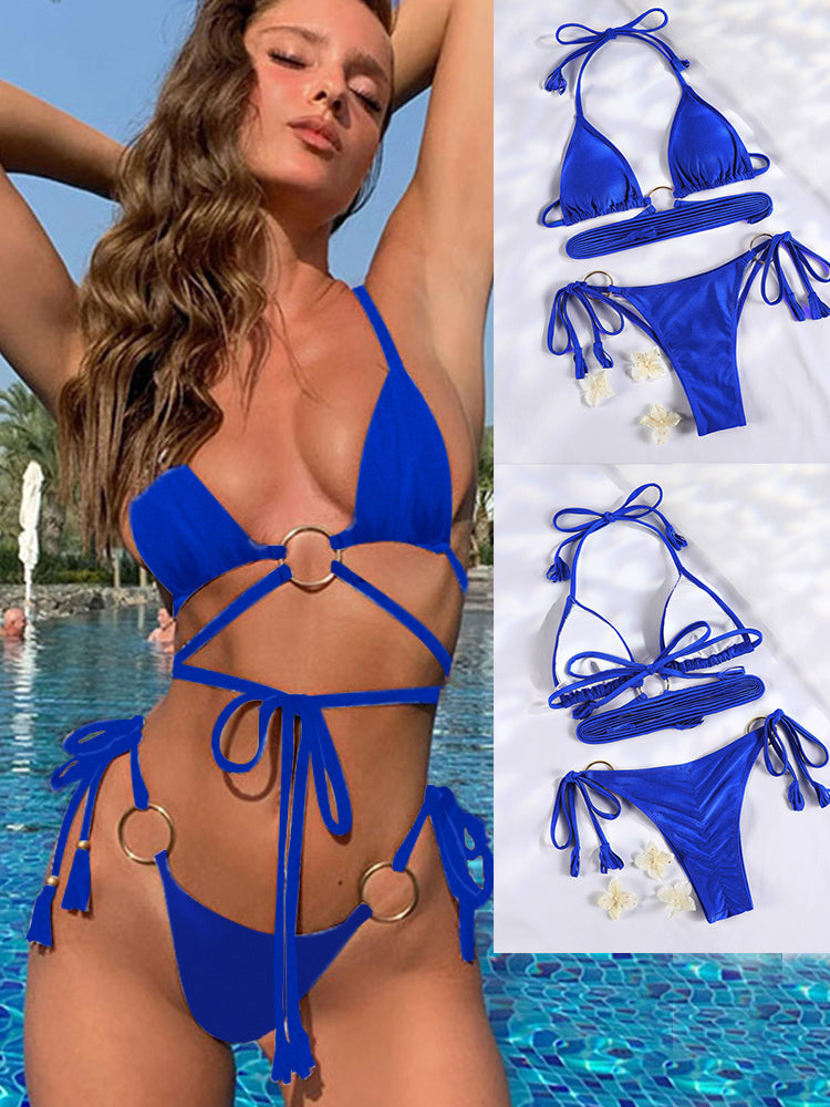 Sexy Triangle Double-Sided Bikini Set - Frederika’s favorites 🦊