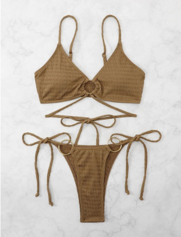 Sexy Triangle Double-Sided Bikini Set - Frederika’s favorites 🦊