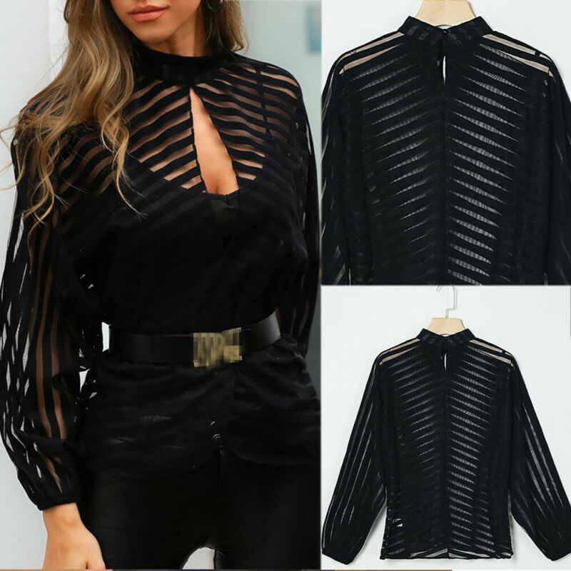 Mesh Net Long Sleeve Blouse - Frederika’s favorites 🦊