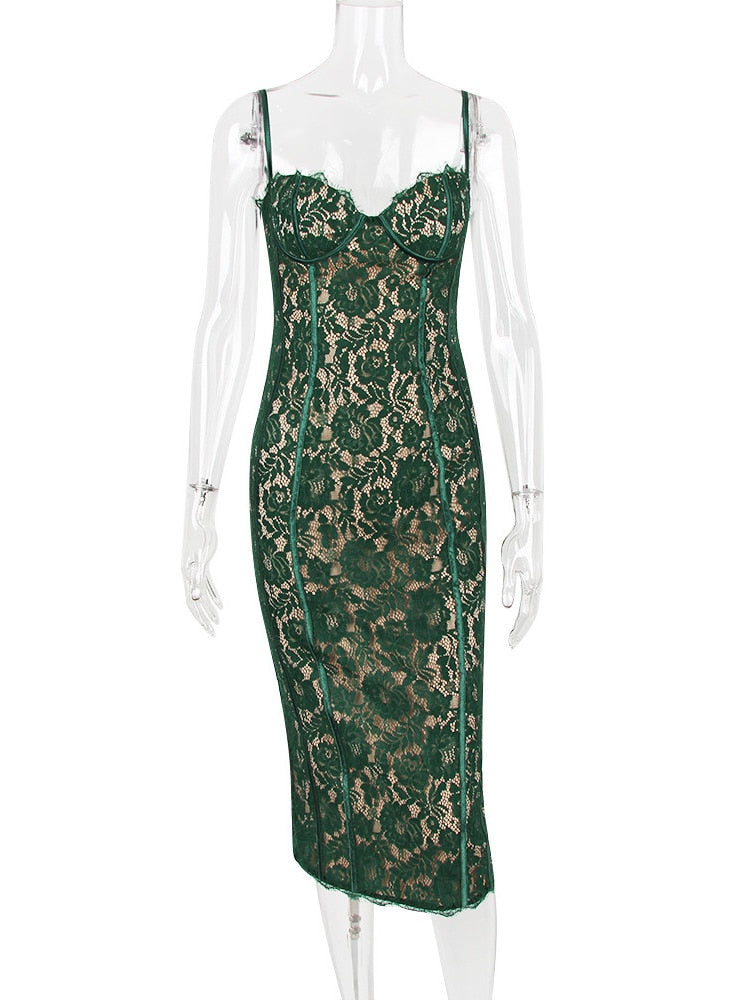 Elegant Backless Midi Dress - Frederika’s favorites 🦊